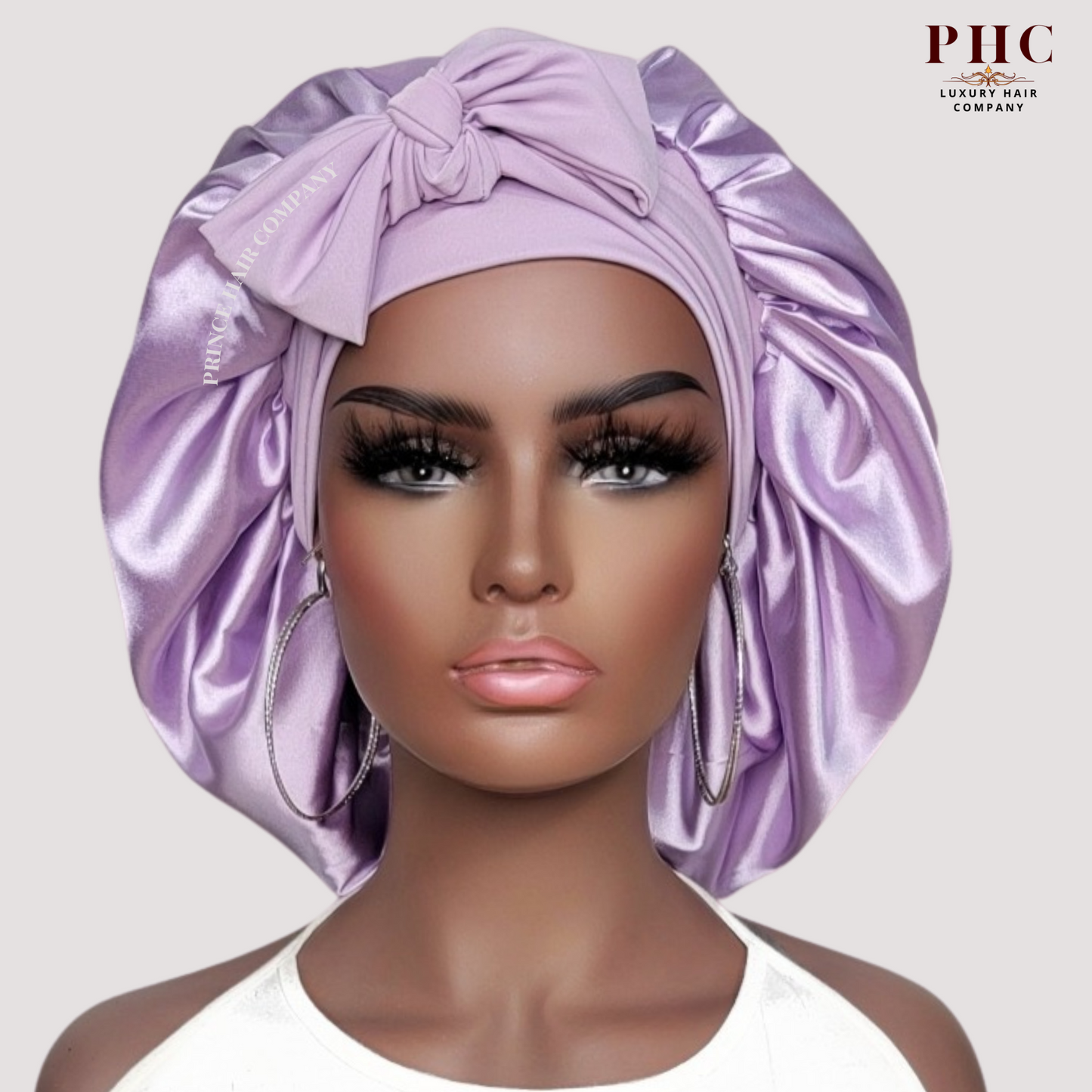 The ORIGINAL Stretch Tie Satin Hair Bonnet by PHC