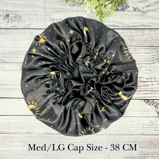Luxury Ruffled Satin Bonnet – Ultimate Hair Protection For All Hair Types