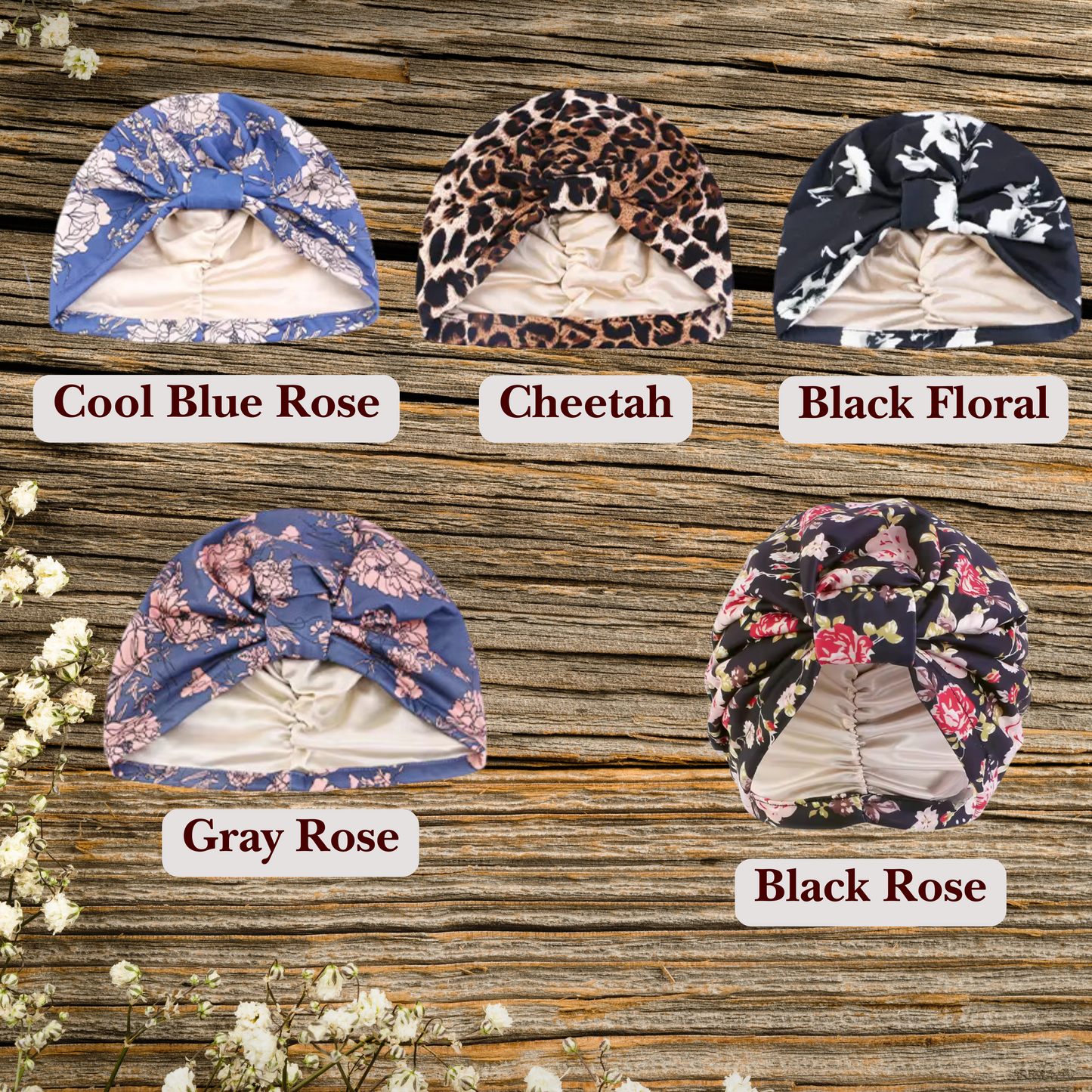 Luxury Satin-Lined Turban, Fashion-Forward Headwrap and Stylish Hair Protection