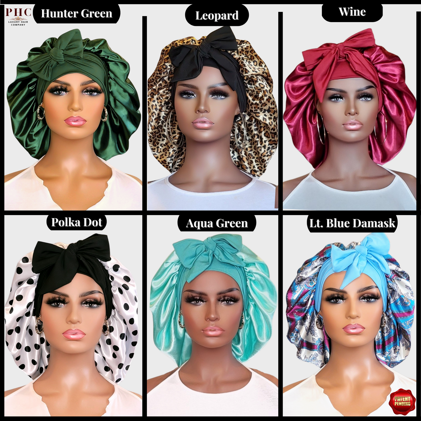 CLEARANCE STRETCH TIE BONNETS