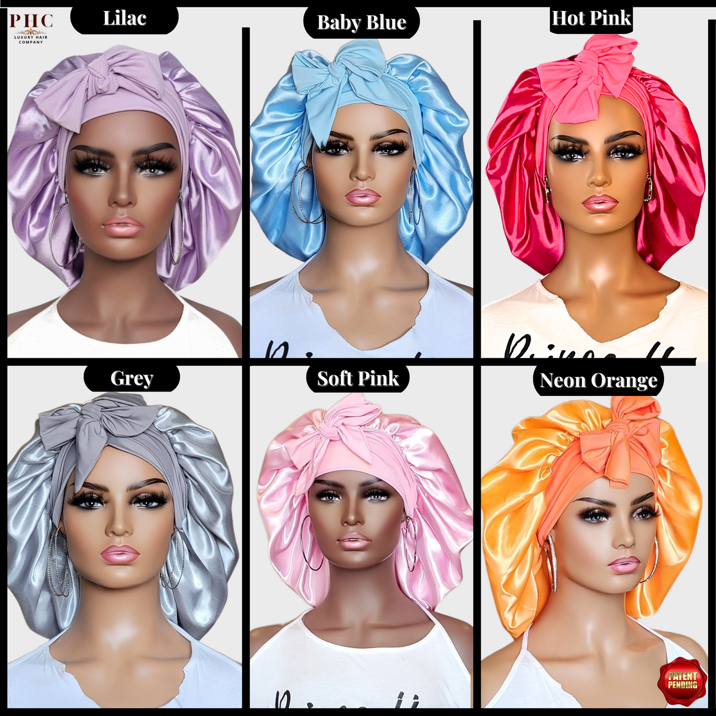 CLEARANCE STRETCH TIE BONNETS