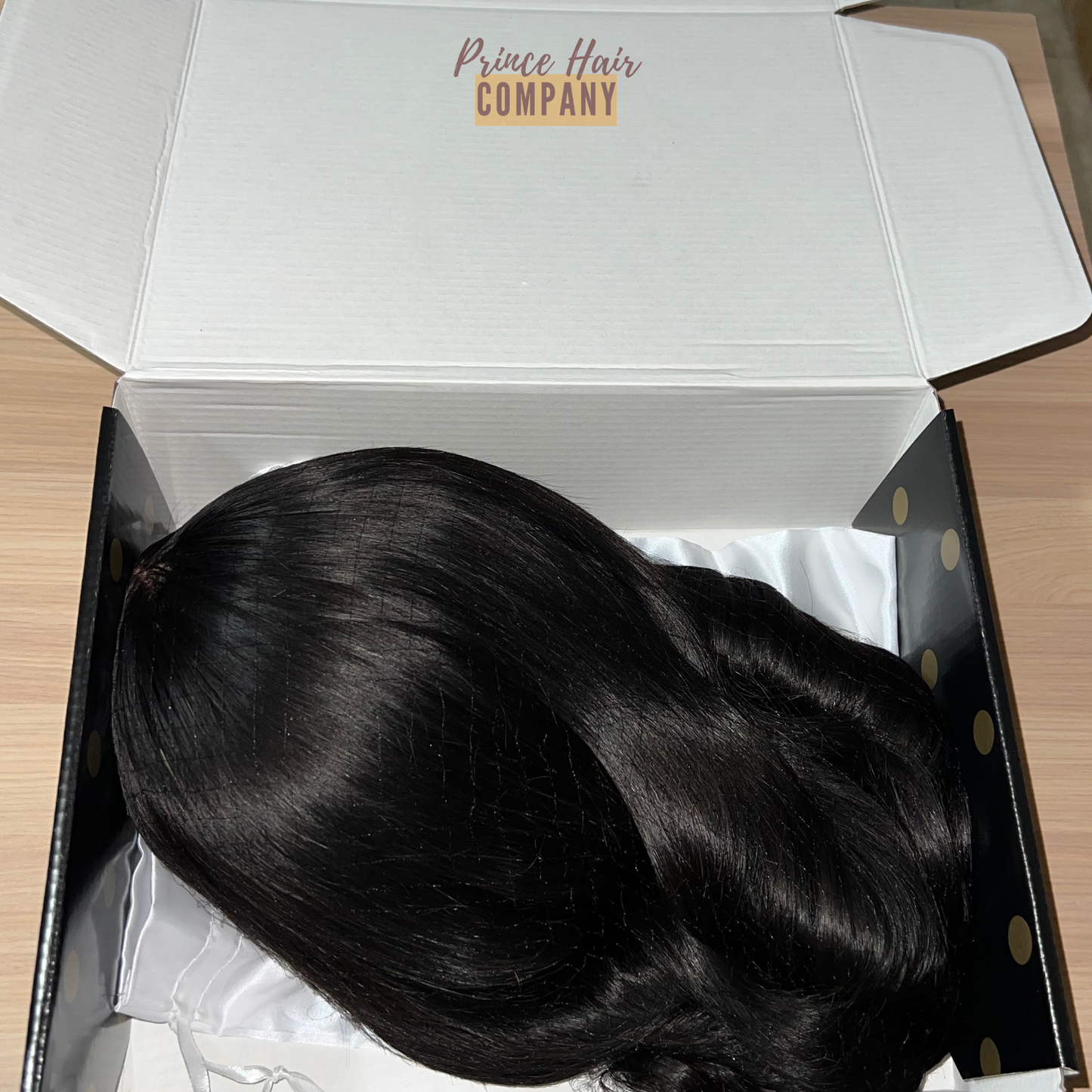 Pre-styled 4X4 Glueless Brazilian Closure Wig Layered with Bangs 20"