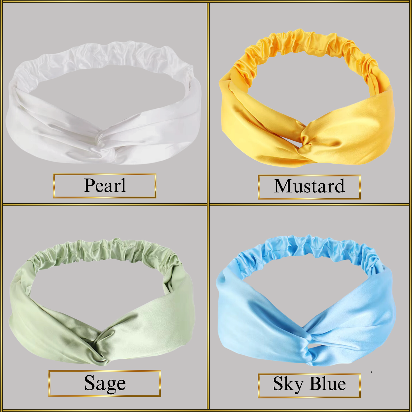 charmeuse headband
elastic satin band
hair-safe headband
frizz-free headband
gentle hair band
satin hair wrap
twisted satin band
protective headband
non-slip satin band
chic satin headband
soft twisted band
luxe satin band