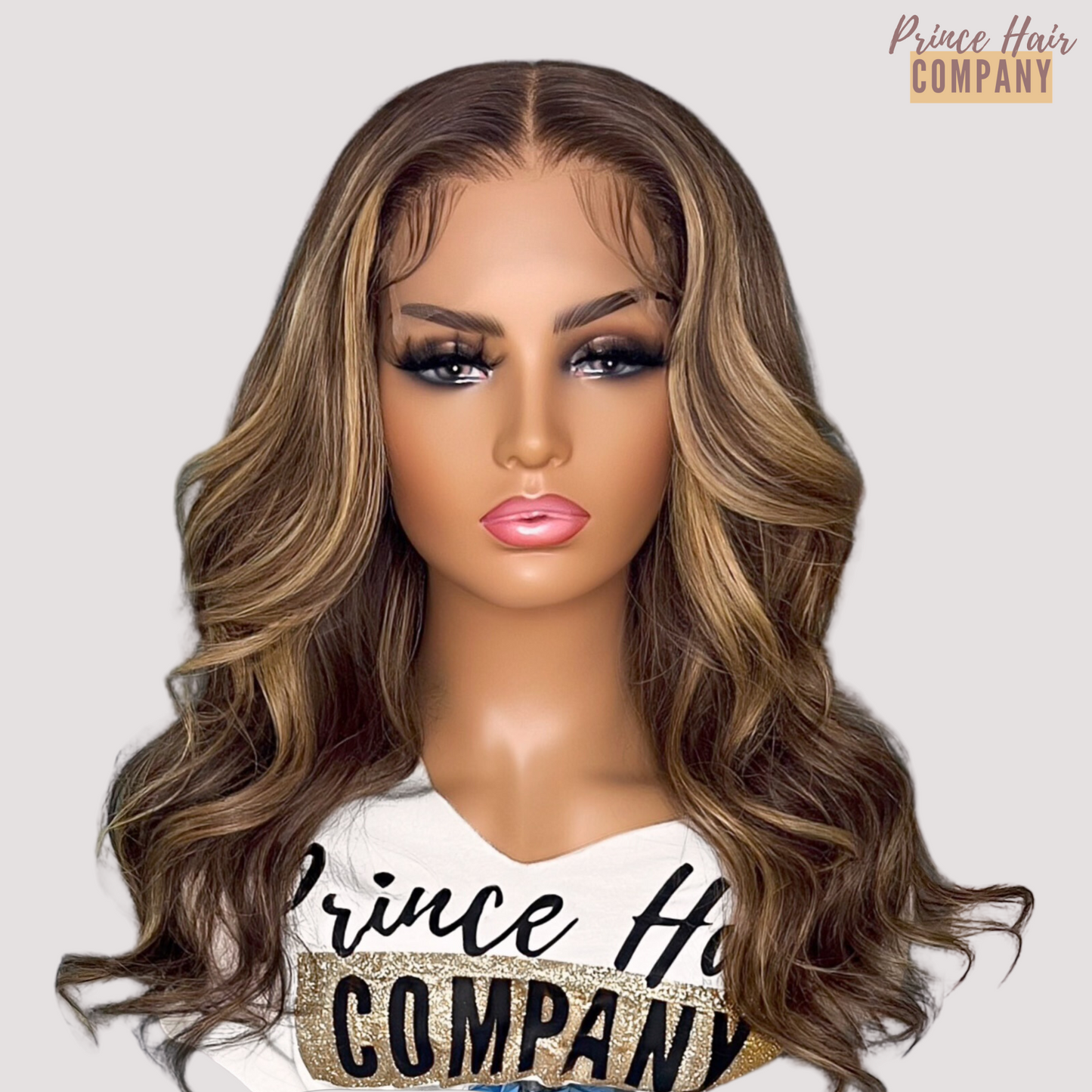 Virgin Brazilian Human Hair 5x5 Highlight HD Lace Closure Wig in #30 and #27