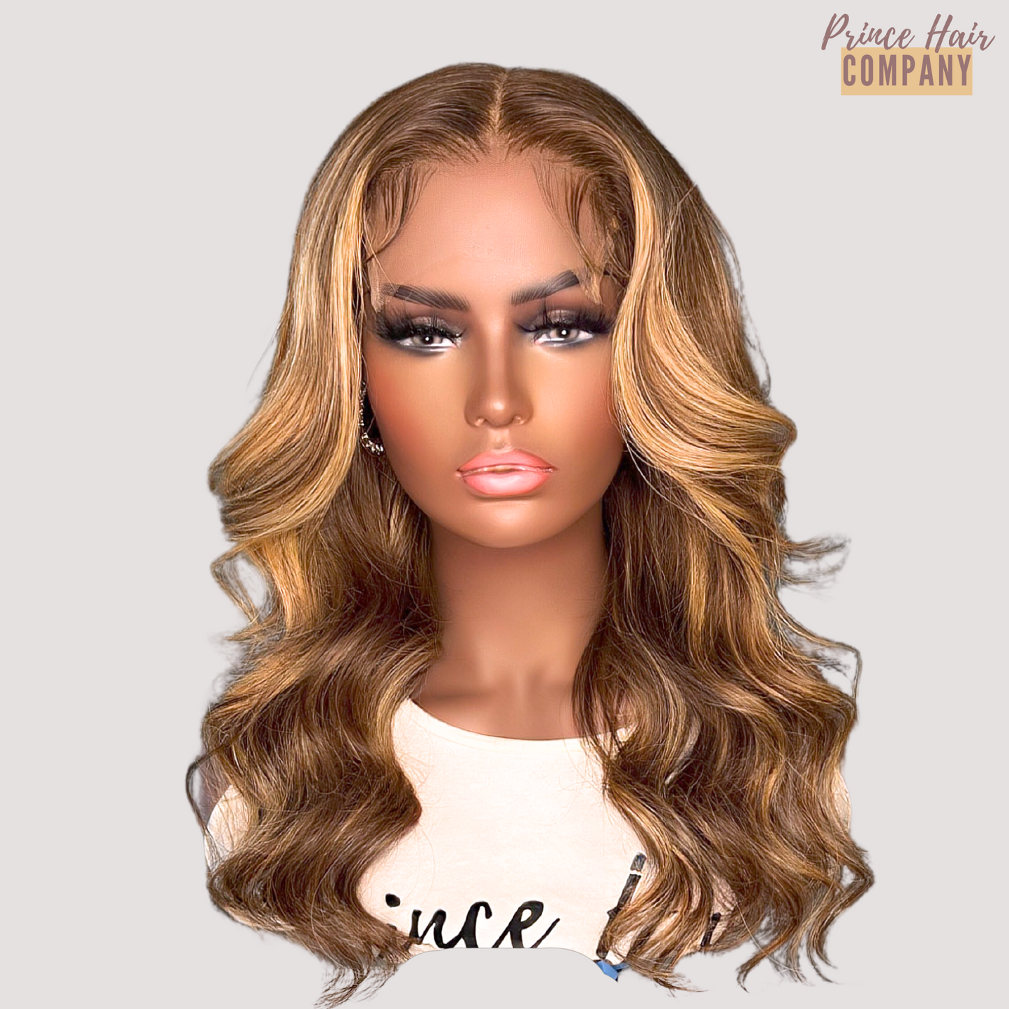 Virgin Brazilian Human Hair 5x5 Highlight HD Lace Closure Wig in #30 and #27