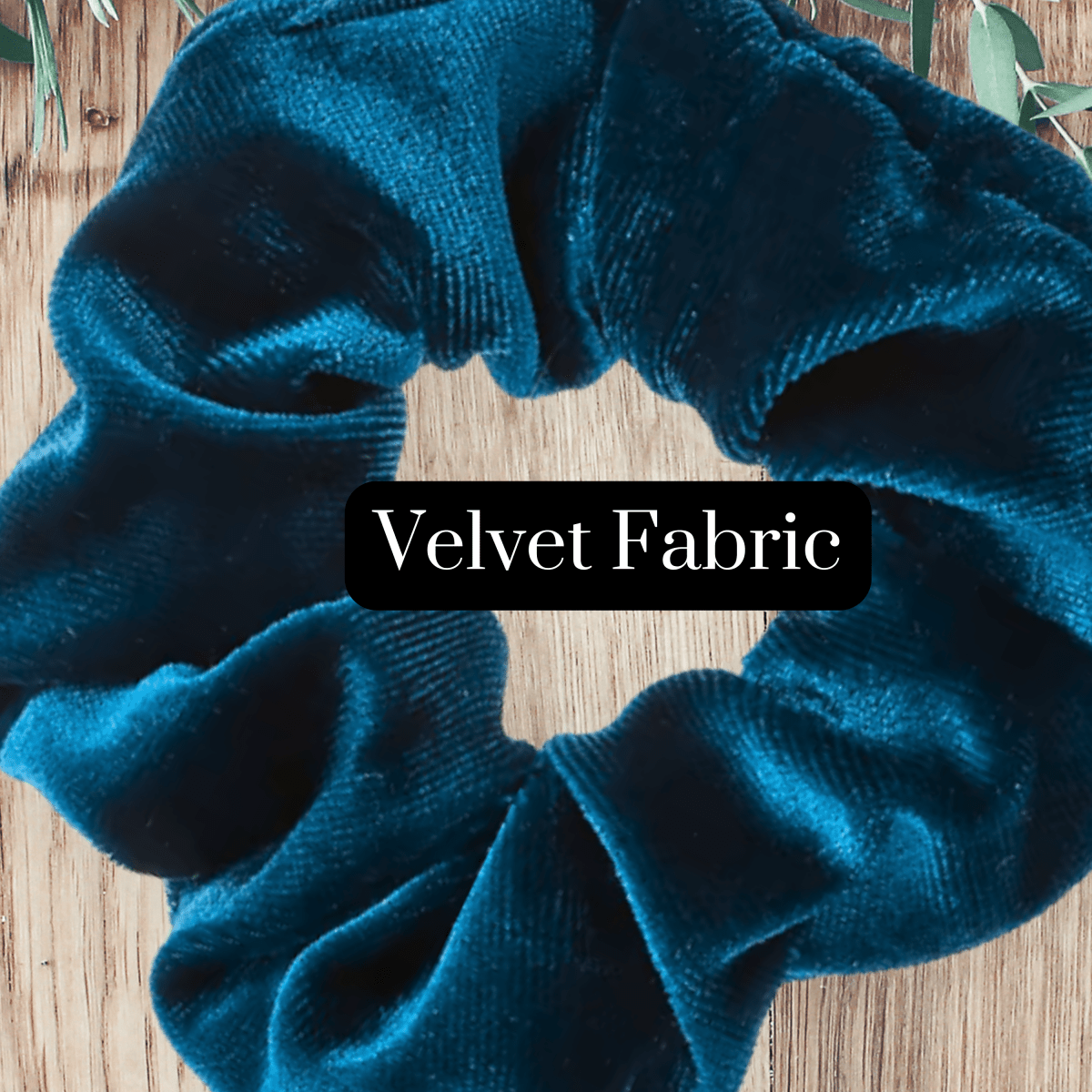 Handmade Velvet 2 Piece Scrunchie Set for Damage - Free Hair Styling - Small Size - PHC