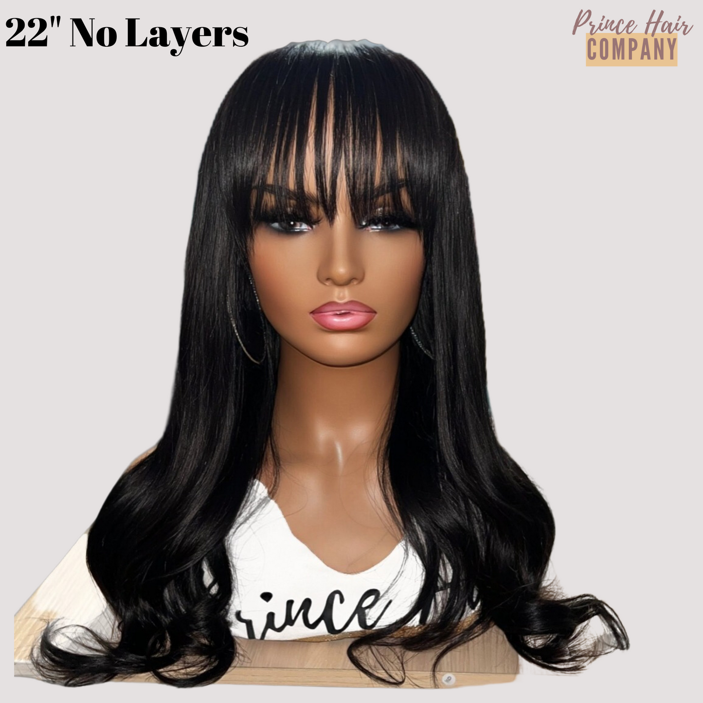 Brazilian Human Hair Custom Wig with 4x4 HD Lace Bang Closure