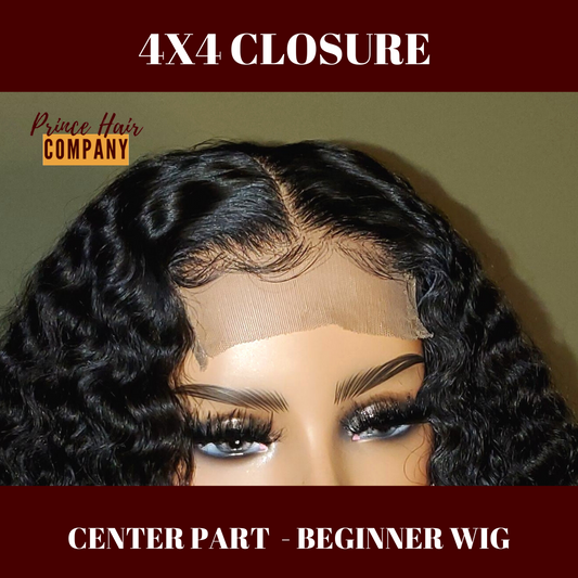 "Deanna" Malaysian Deep Curly 4x4 Closure Wig