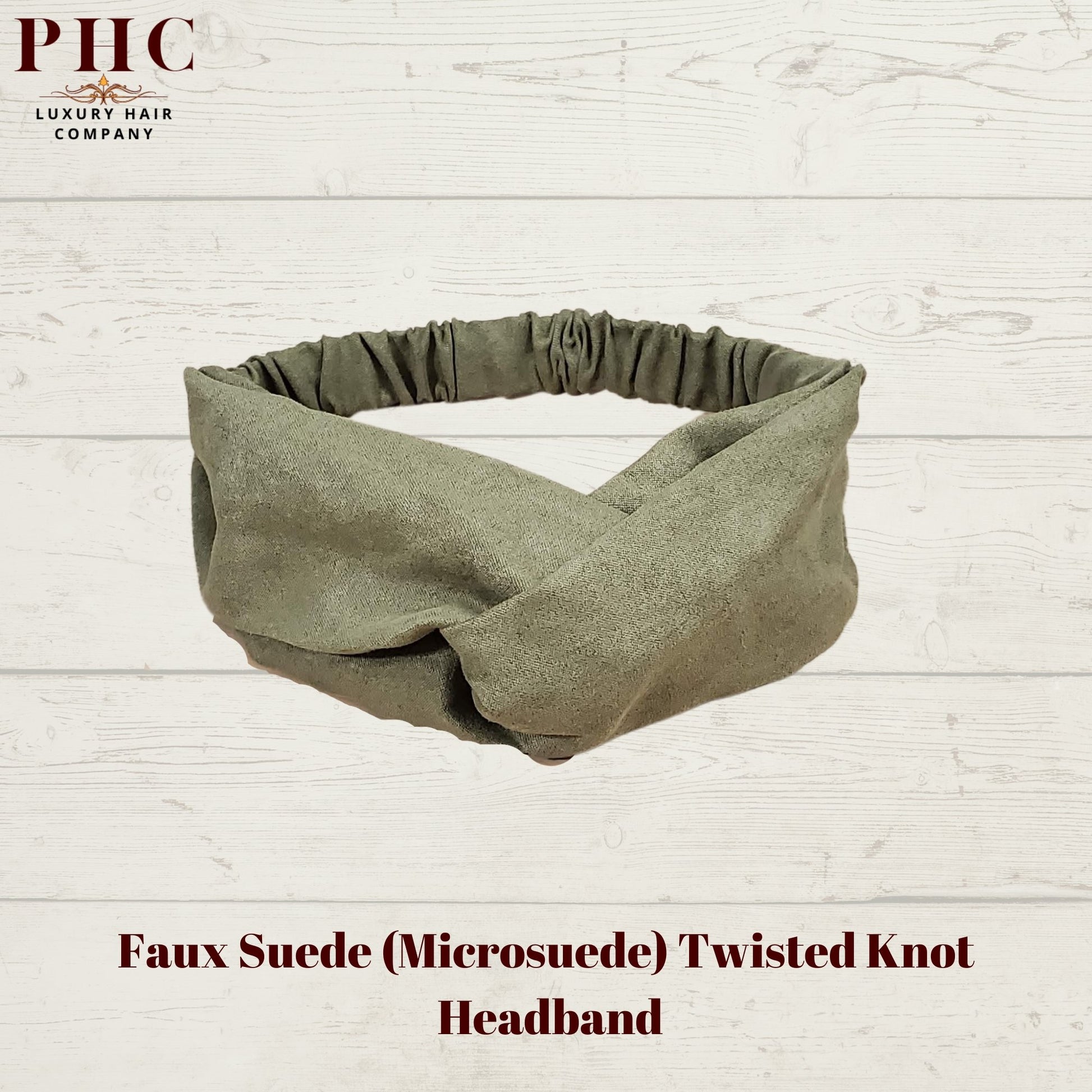 Faux Suede Twisted Knot Headband - PHC