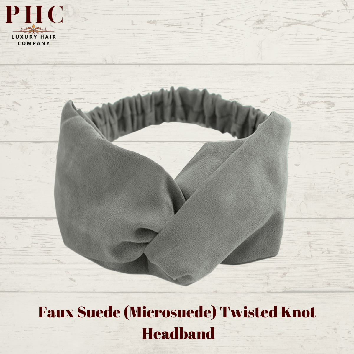 Faux Suede Twisted Knot Headband - PHC
