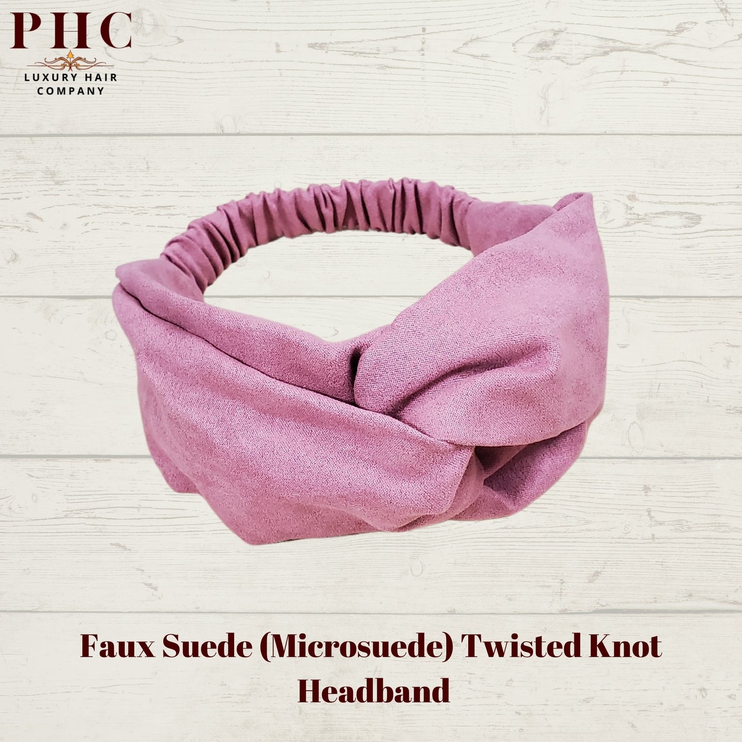 Faux Suede Twisted Knot Headband - PHC