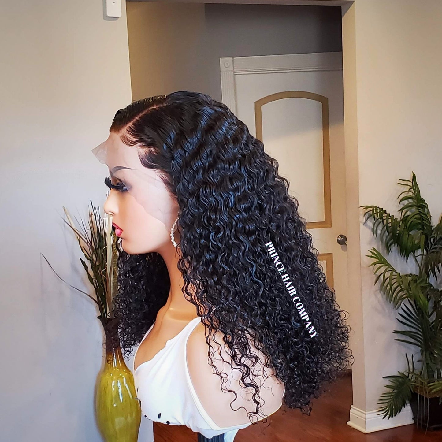 Malaysian Deep Curly 13x4 Frontal Wig - PHC