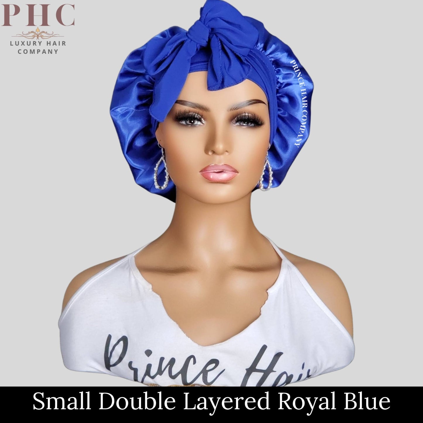 The "Original" Double-Layered Stretch Tie Satin Bonnet - PHC