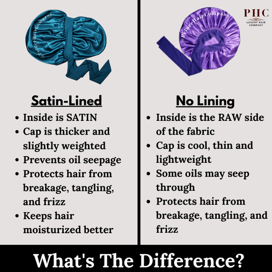 The Original Stretch Tie Satin Bonnet - PHC