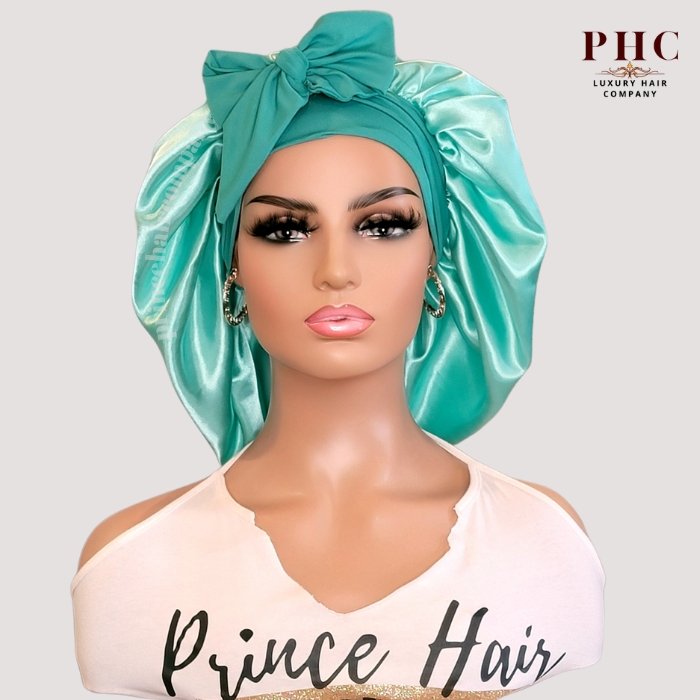 The Original Stretch Tie Satin Bonnet - PHC