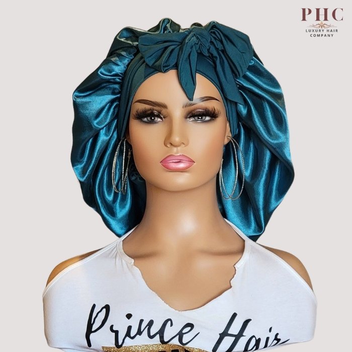 The Original Stretch Tie Satin Bonnet - PHC