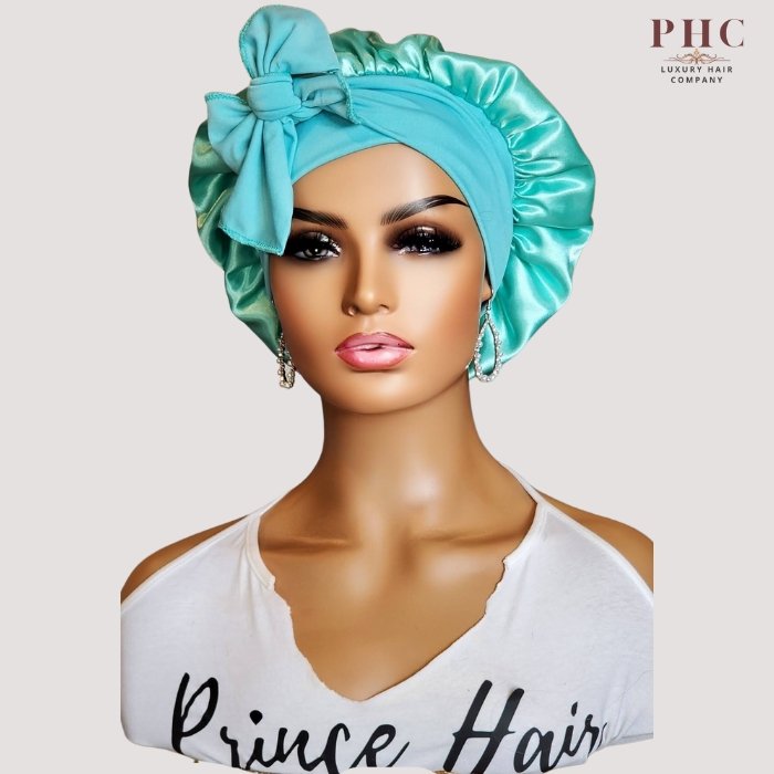 The Original Stretch Tie Satin Bonnet - PHC