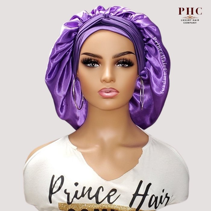 The Original Stretch Tie Satin Bonnet - PHC