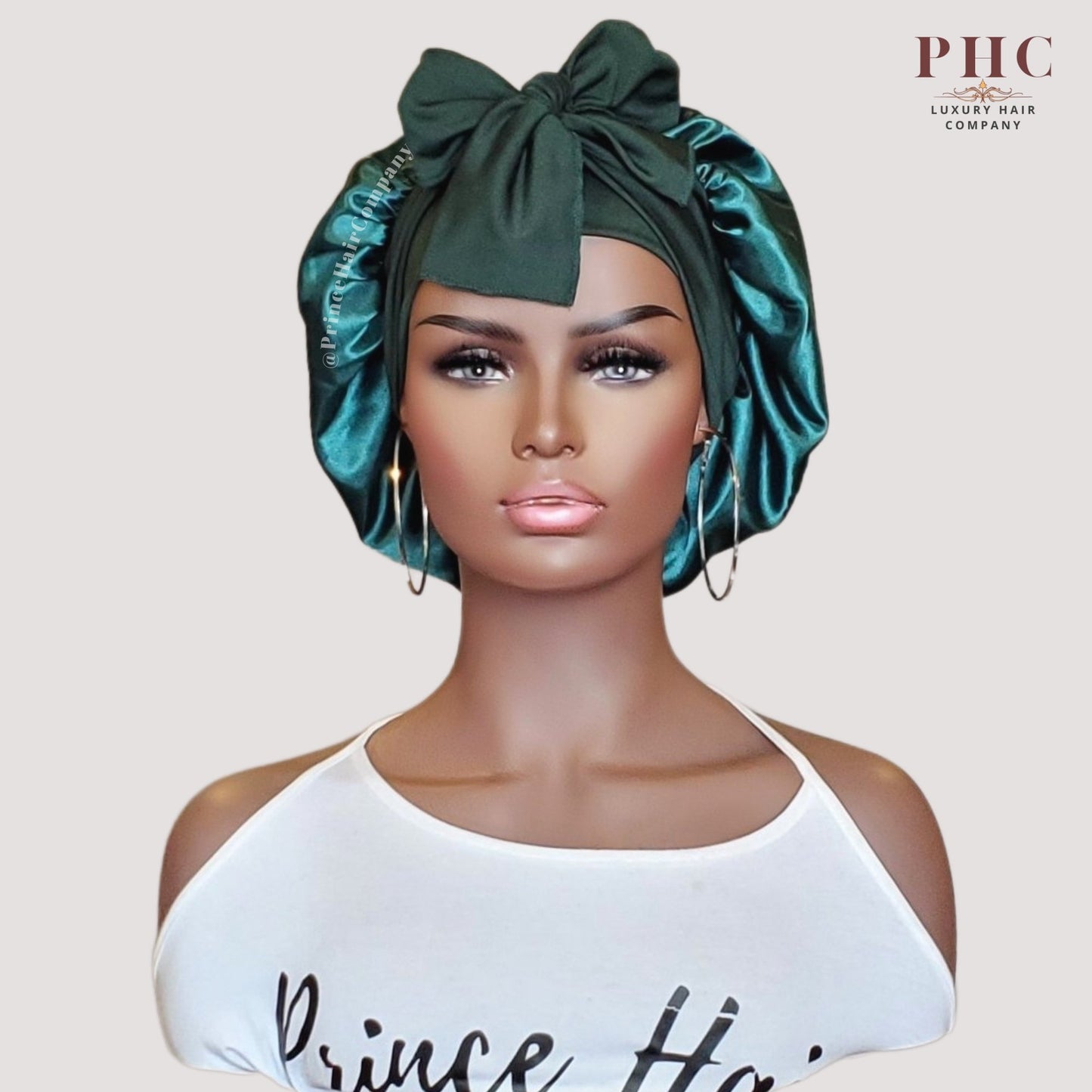 The Original Stretch Tie Satin Bonnet - PHC
