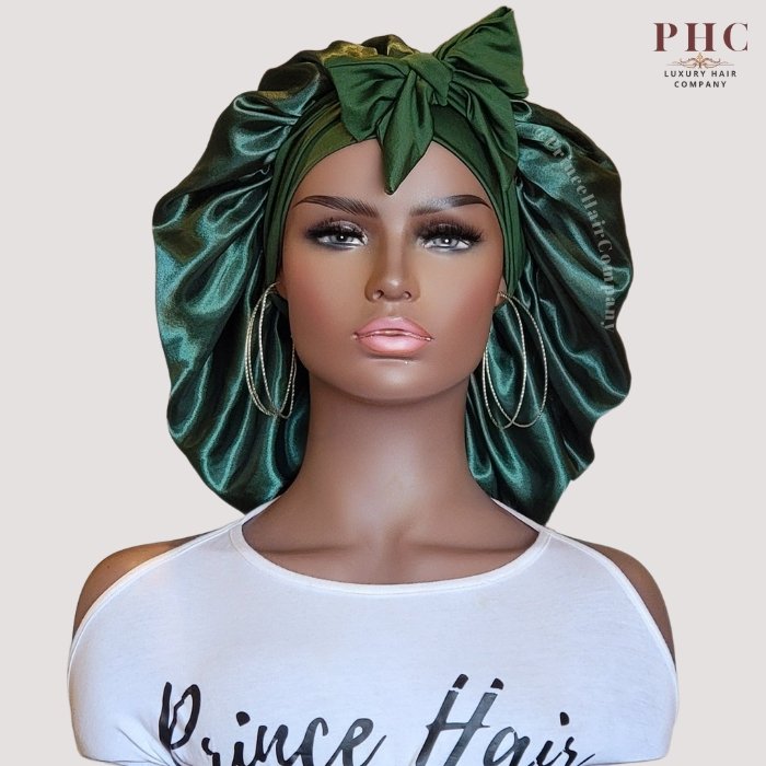 The Original Stretch Tie Satin Bonnet - PHC