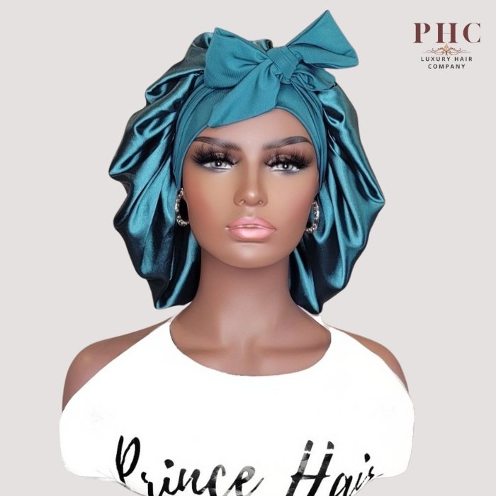 The Original Stretch Tie Satin Bonnet - PHC