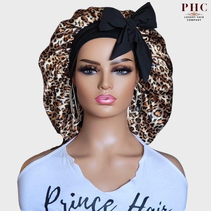 The Original Stretch Tie Satin Bonnet - PHC