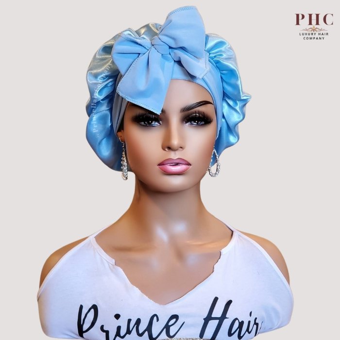The Original Stretch Tie Satin Bonnet - PHC