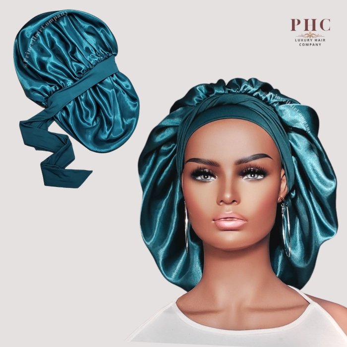 The Original Stretch Tie Satin Bonnet - PHC