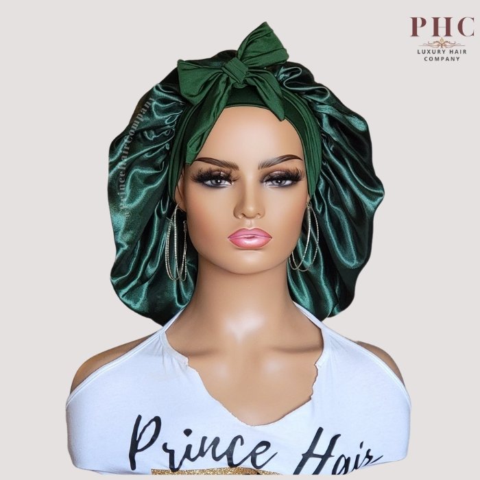 The Original Stretch Tie Satin Bonnet - PHC