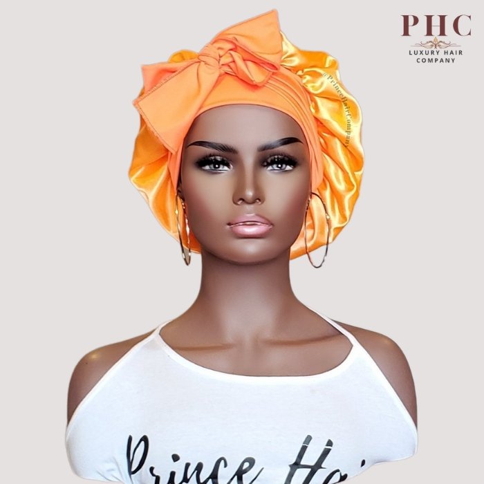 The Original Stretch Tie Satin Bonnet - PHC
