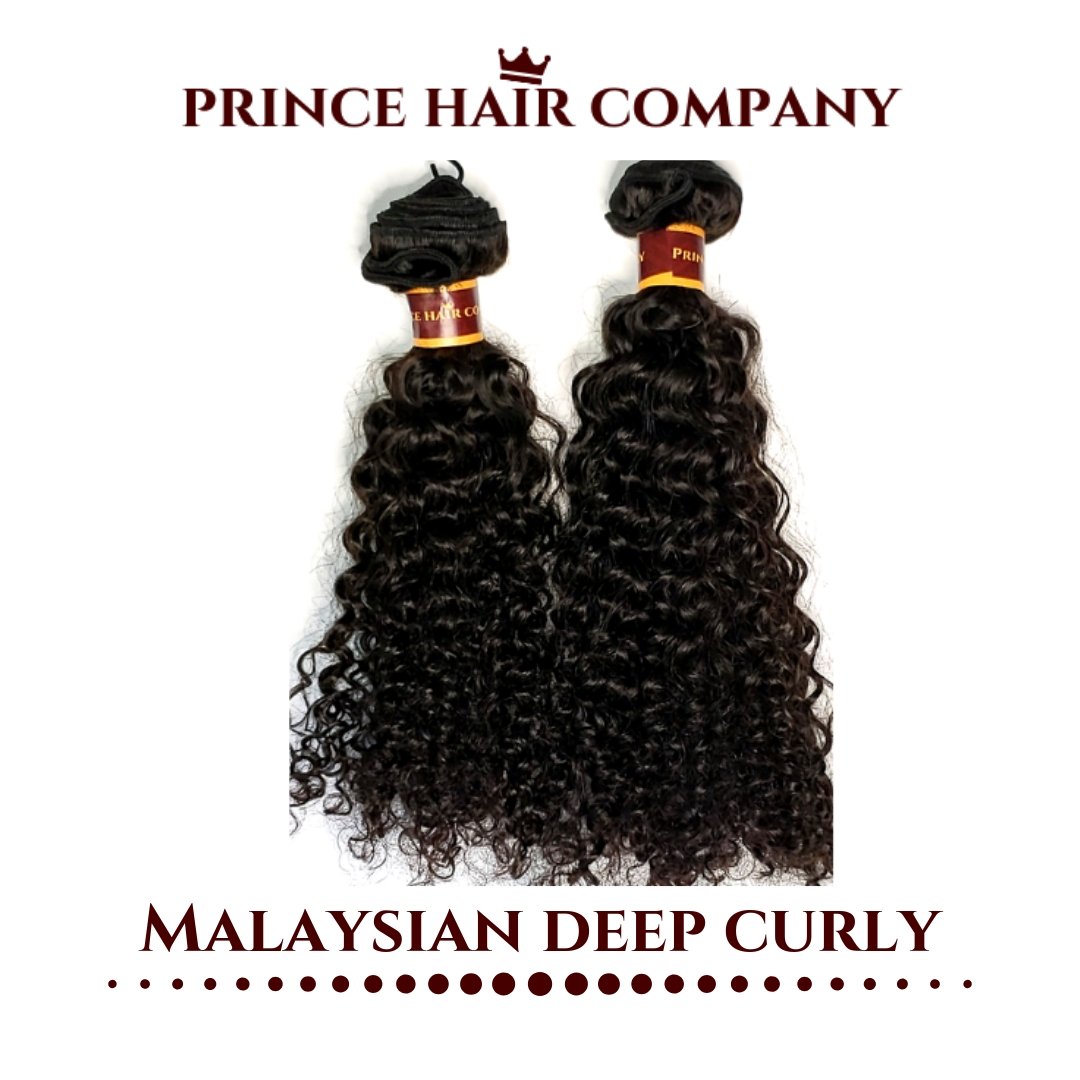 Virgin Brazilian Deep Curly Bundle Deals - PHC