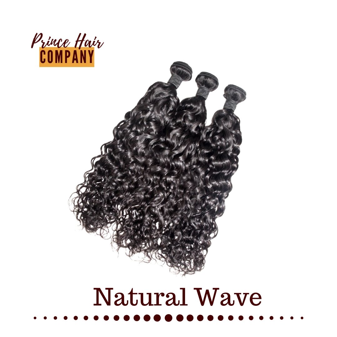 Virgin Brazilian natural wave human hair bundle set product view