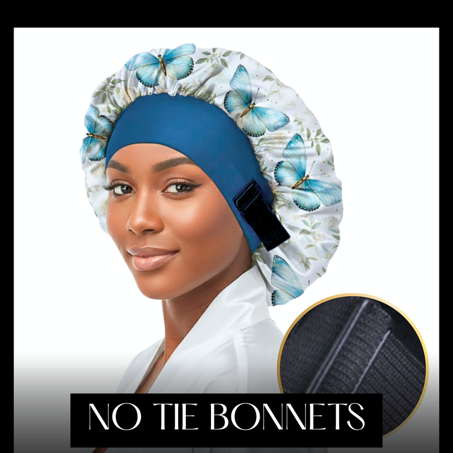 No Tie Satin Bonnet