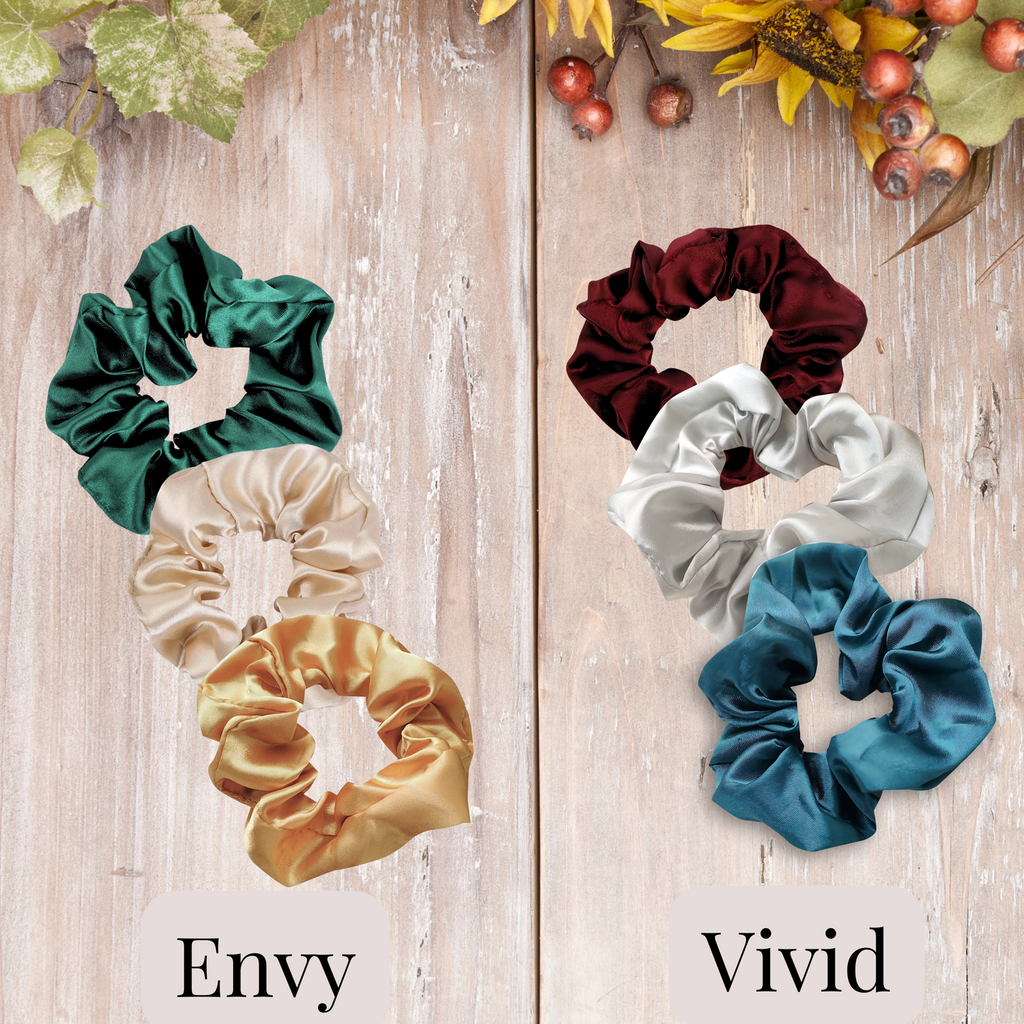 Handmade Satin Scrunchie for Damage-Free Hair Styling - Small Size-Create Your Bundle