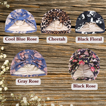Luxury Satin-Lined Turban, Fashion-Forward Headwrap and Stylish Hair Protection