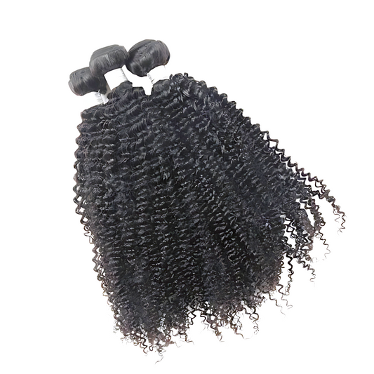 Virgin Brazilian Kinky Coily Curls Human Hair Bundle Deals