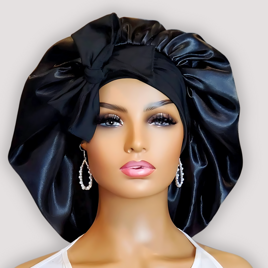 The ORIGINAL Stretch Tie Satin Hair Bonnet by PHC