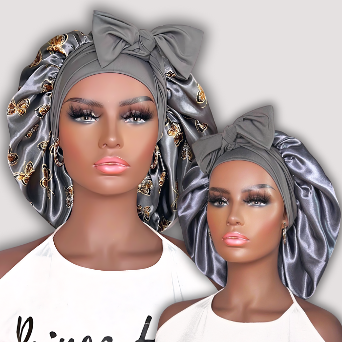 The ORIGINAL Stretch Tie Satin Hair Bonnet by PHC