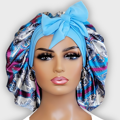 The ORIGINAL Stretch Tie Satin Hair Bonnet by PHC