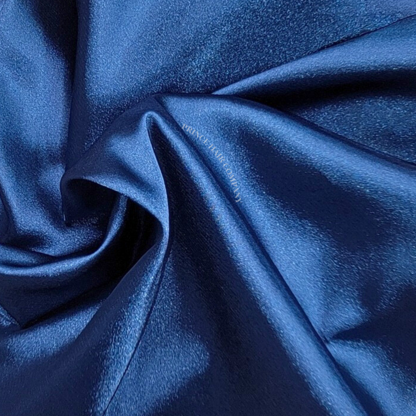Satin-Lined Stretch Tie Satin Bonnet - Midnight Blue