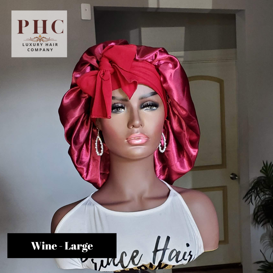 CLEARANCE - Stretch Tie Bonnet Collection - Satin-Lined & Regular Styles Available