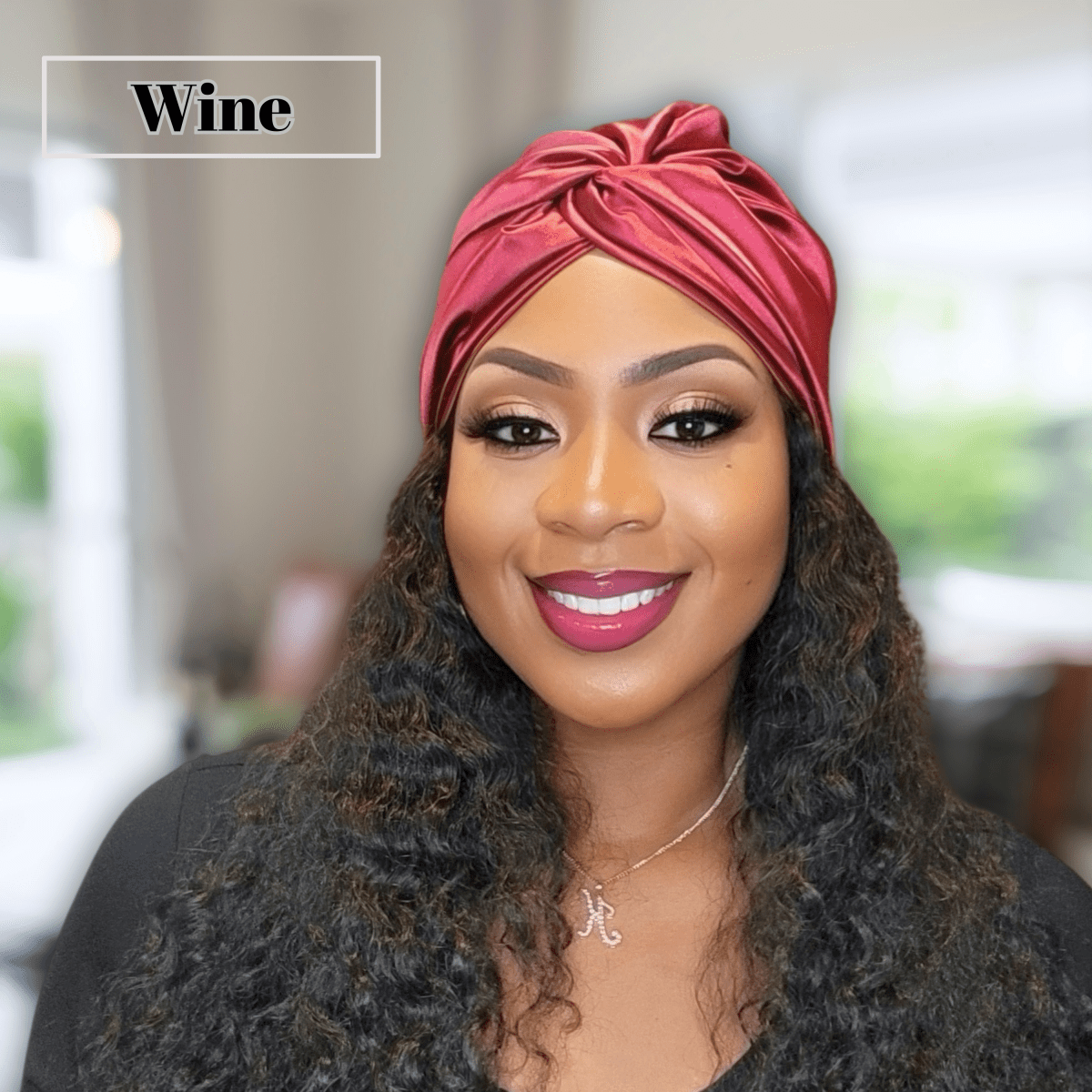 All Satin Twisted Knot Turban Beanie – Stylish Hair Protection, Satin - Lined Headwrap, Chic & Comfortable - PHC