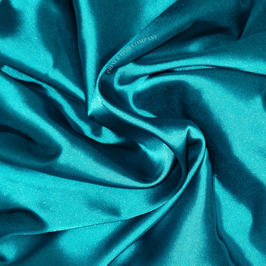 CLEARANCE Satin - Lined Stretch Tie Satin Bonnet - Teal Green - PHC