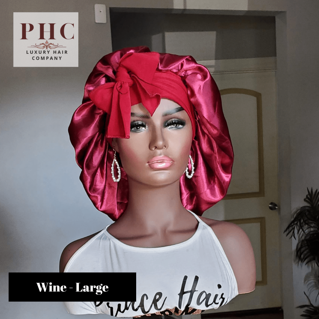 CLEARANCE - Stretch Tie Bonnet Collection - Satin - Lined & Regular Styles Available - PHC