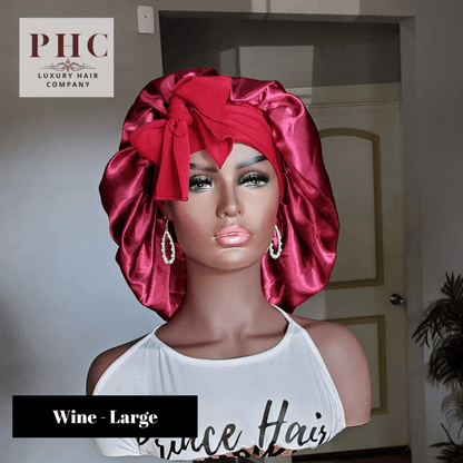 CLEARANCE - Stretch Tie Bonnet Collection - Satin - Lined & Regular Styles Available - PHC