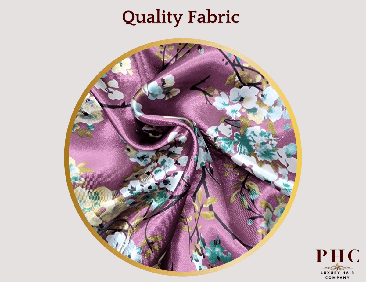 Deep Mauve Flower & Bronze All Satin Reversible Bonnet - PHC