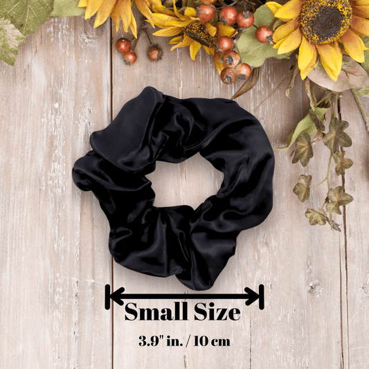 Handmade Satin Scrunchie for Damage - Free Hair Styling - Small Size - 3 PIECE SET - PHC