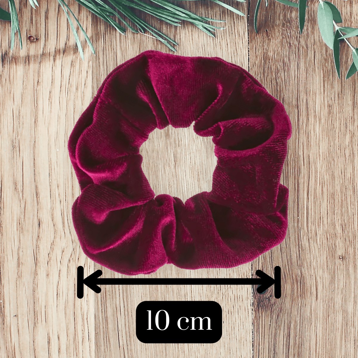 Handmade Velvet 2 Piece Scrunchie Set for Damage - Free Hair Styling - Small Size - PHC