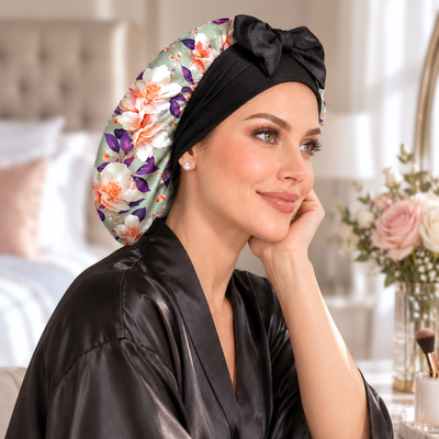 Olive Magnolia Original Stretch Tie bonnet