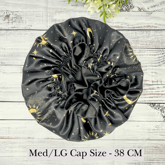 Luxury Ruffled Satin Bonnet – Ultimate Hair Protection For All Hair Types - PHC